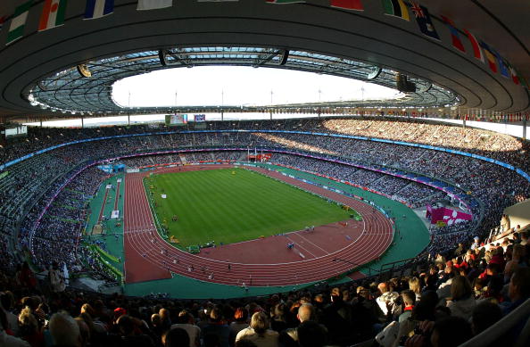 General view od the Stade de France stadium at the 9th IAAF World Athletics Championship