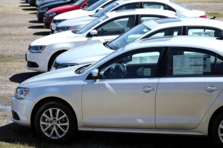 The fall in the value of used cars has hit the finances of a car dealership group. (Getty)