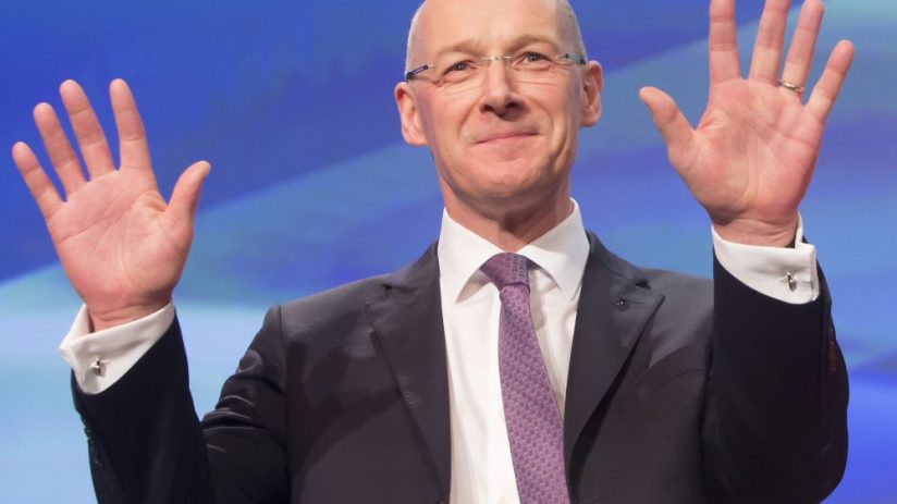 Former Scottish deputy first minister&nbsp;John&nbsp;Swinney&nbsp;said he was &ldquo;deeply honoured&rdquo; to have become the new leader of the SNP.