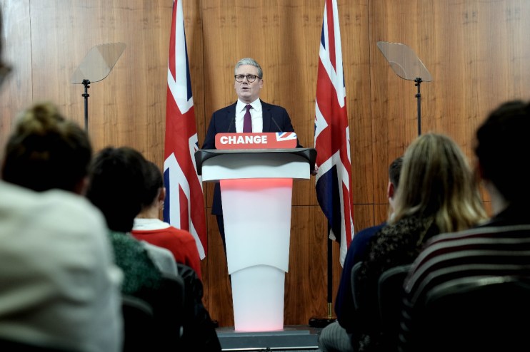 Labour would &ldquo;stop the chaos&rdquo;, bring &ldquo;change&rdquo; and deliver a &ldquo;long-term plan to rebuild&rdquo; Britain if he is elected into government, Sir Keir Starmer has pledged.