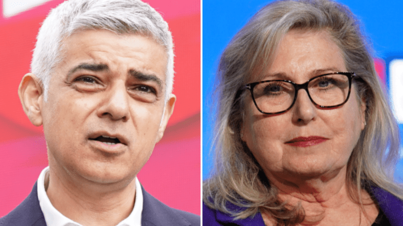 Sadiq Khan and Susan Hall