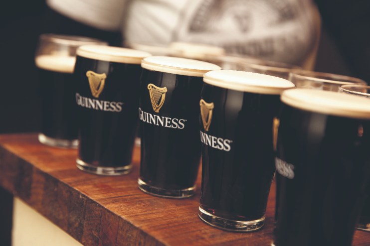 Diageo owns the Guinness brand