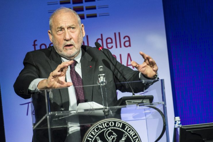 TURIN, ITALY - NOVEMBER 07: Joseph Stiglitz during of Laurea Honoris Causa Joseph Stiglitz on the Festival della Tecnologia on November 07, 2019 in Turin, Italy. (Photo by Stefano Guidi/Getty Images for Polito di Torino )