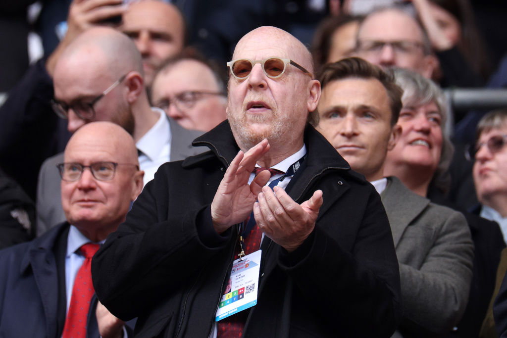 Manchester United&rsquo;s majority owner Avram Glazer was present at Wembley Stadium