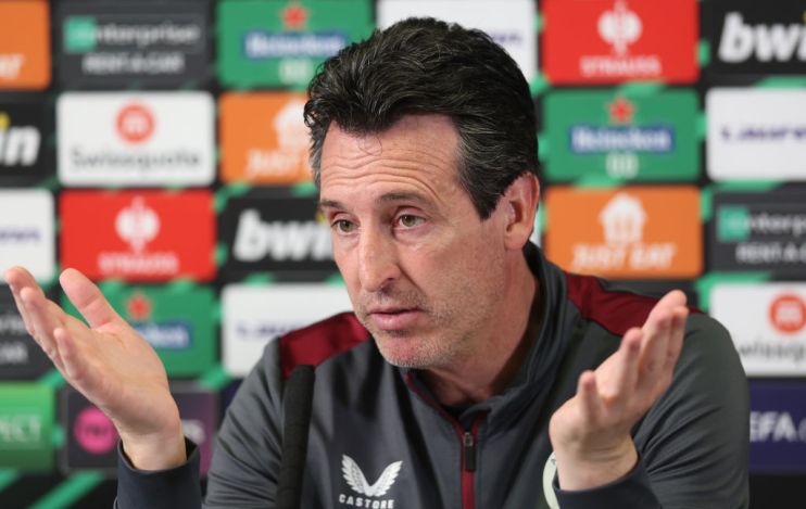 Aston Villa Training Session & Press Conference - UEFA Europa Conference League 2023/24