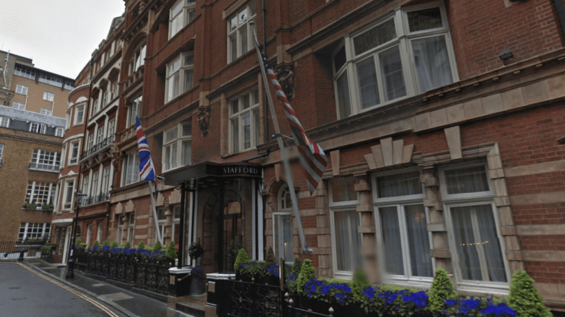 The Stafford is a luxury five-star hotel in London.