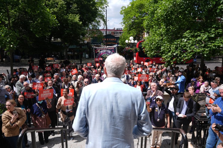Jeremy Corbyn has said Keir Starmer should stop &ldquo;dissing the past&rdquo; and claimed he would only offer support to a Labour government when it &ldquo;does something good&rdquo;. Photo: PA