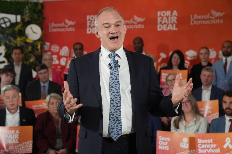 The Liberal Democrats would seek to rejoin the EU&rsquo;s single market, they revealed at their manifesto launch today. Photo: PA