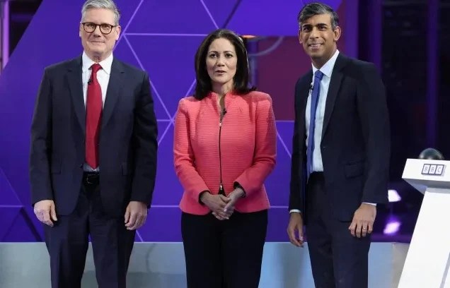 Sir Keir Starmer and Rishi Sunak were criticised during the final leaders debate of the general election by a voter who asked: &ldquo;Are you two really the best we&rsquo;ve got?&rdquo;