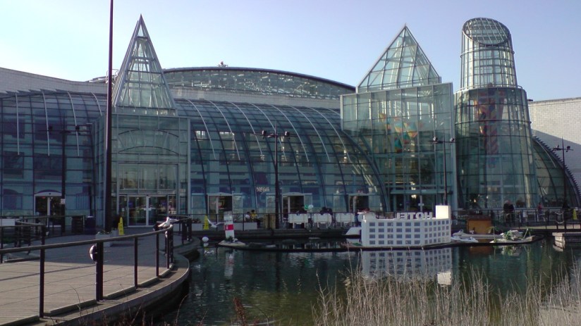 Exterior of Bluewater shopping centre