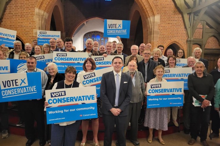 JP Morgan banker and ex-army officer Ed McGuinness has been selected to stand for the Conservatives in Michael Gove&rsquo;s former seat of Surrey Heath. Photo: Surrey Heath Conservatives