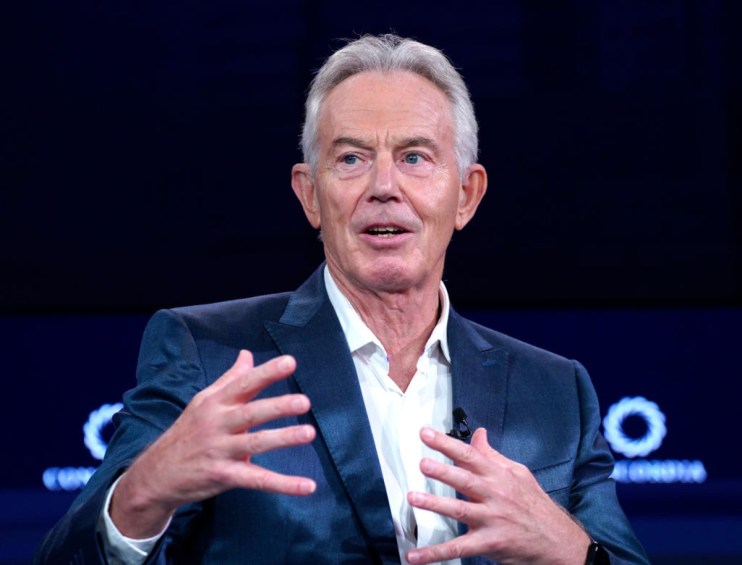 Executive Chairman, Tony Blair Institute for Global Change The Rt. Hon. Tony Blair speaks onstage during the 2023 Concordia Annual Summit at Sheraton New York on September 19, 2023 in New York City. (Photo by Riccardo Savi/Getty Images for Concordia Summit)
