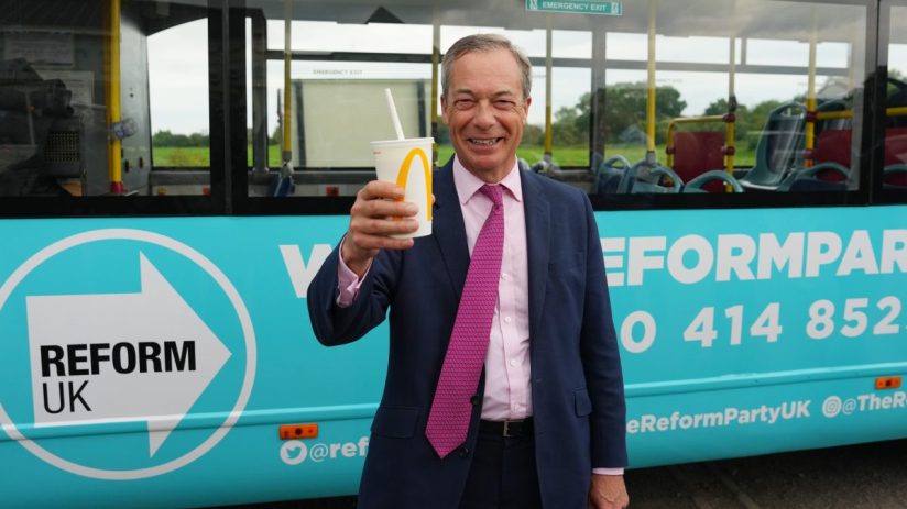 Nigel Farage's Reform Uk is now seen as the most pro-business party in a new poll.