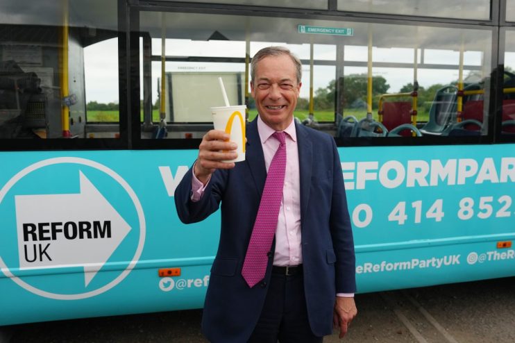 Nigel Farage's Reform Uk is now seen as the most pro-business party in a new poll.