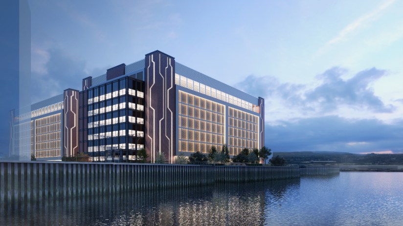 This 210 megawatt Docklands data centre will be one of the largest in the capital, featuring three 70 megawatt buildings.