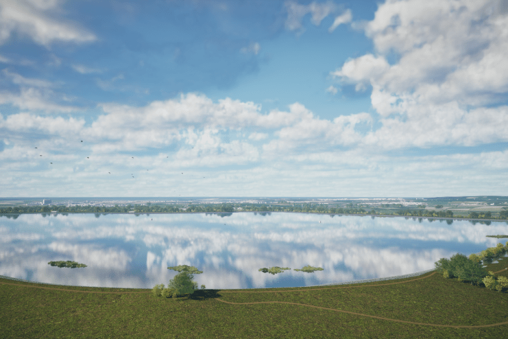 The Abingdon Reservoir, which could cost up to &pound;1.3bn