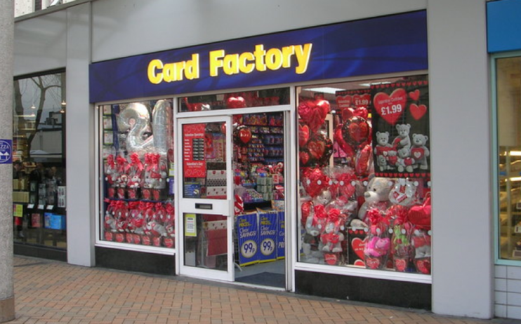 Card Factory is headquartered in Yorkshire.