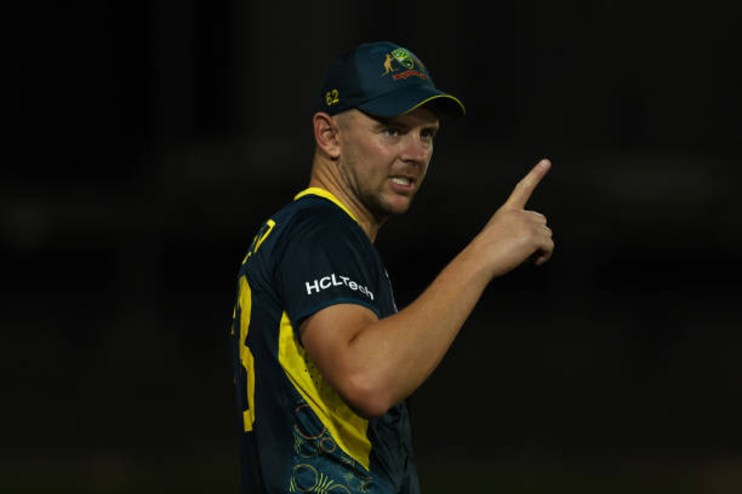 Australia fast bowler Josh Hazlewood has said it would be in his team&rsquo;s &ldquo;best interest&rdquo; to do what they can to knock England out of the T20 Cricket World Cup.
