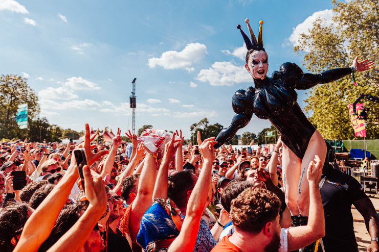 The Mighty Hoopla festival took place in Brockwell Park this weekend (Photo: Luke Dyson)