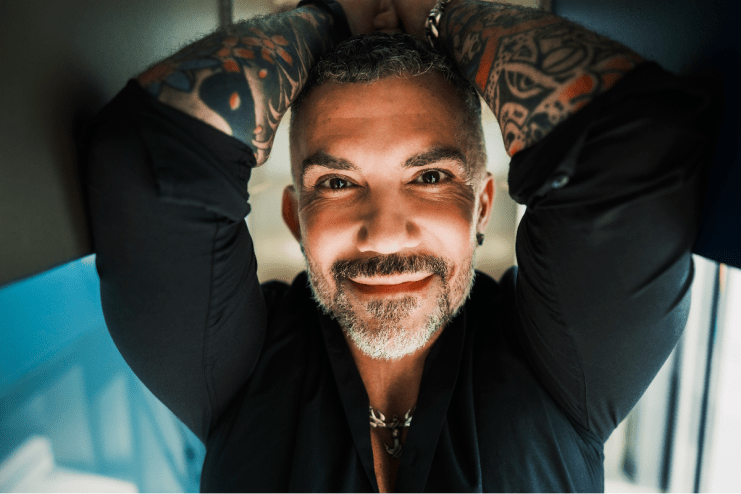 Grindr's Vice President of Branding, Tristan Pi&ntilde;eiro, talks to Morning Wire (Photo: Grindr)