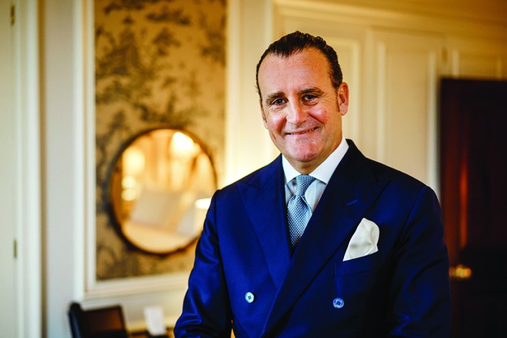 The Dorchester hotel's general manager Luca Virgilio