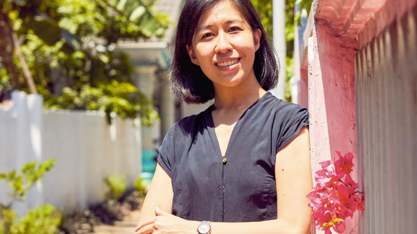 Denica Riadini-Flesch, who set up farm-to-closet clothing brand SukkhaCitta in her native Indonesia