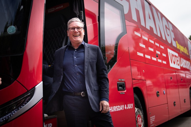 Jessica Frank-Keyes hops on the battle bus to join Labour&rsquo;s campaign to tear down the Blue Wall