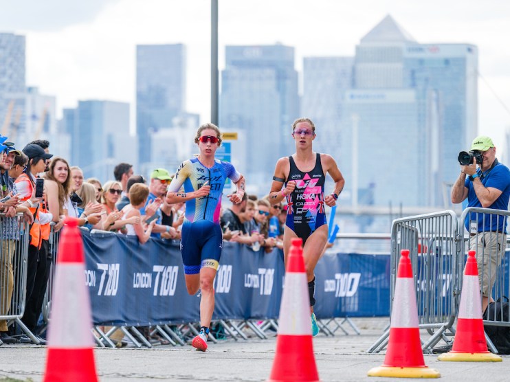The London T100 Triathlon featured 40 of the world&rsquo;s top male and female triathletes