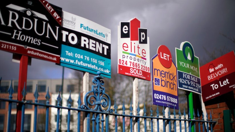 The average monthly rent across the UK is on the rise. (Photo by Christopher Furlong/Getty Images)