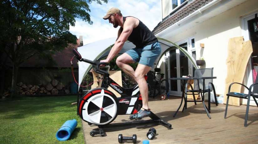 Wattbike in use