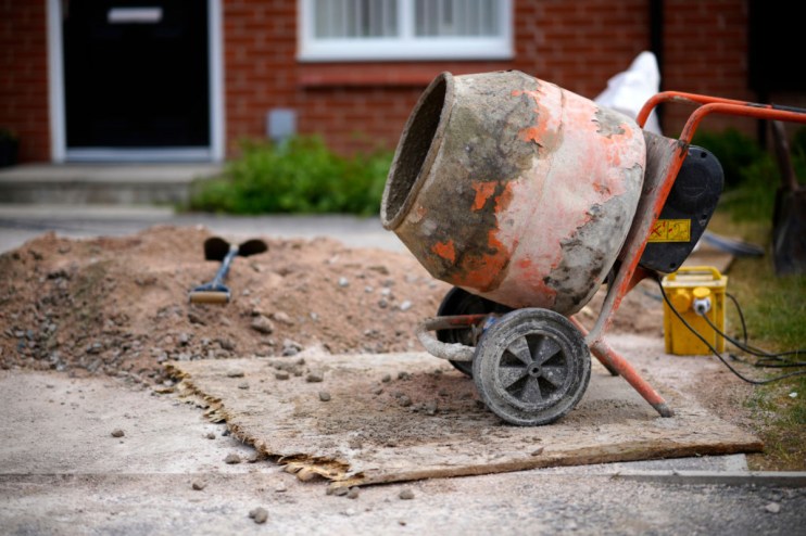 Breedon Group's pre-tax profit fall by 18 per cent to &pound;46.5m in the first six months of the year.