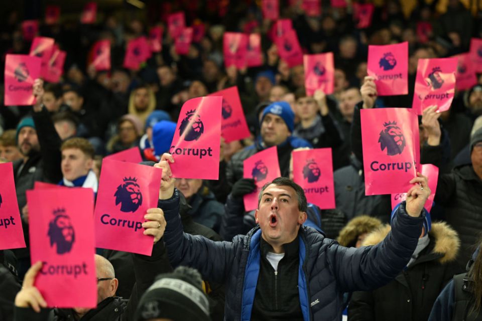 Everton's bad blood with the Premier League stems from their points deductions last season