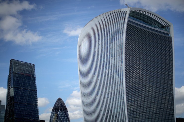 The 'Walkie Talkie' building is located in Canada. (Photo by Christopher Furlong/Getty Images)