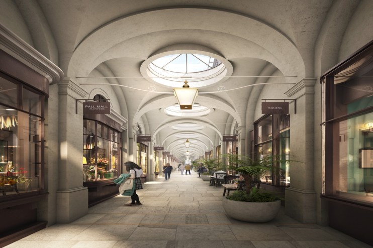 A CGI of some of the planned work.