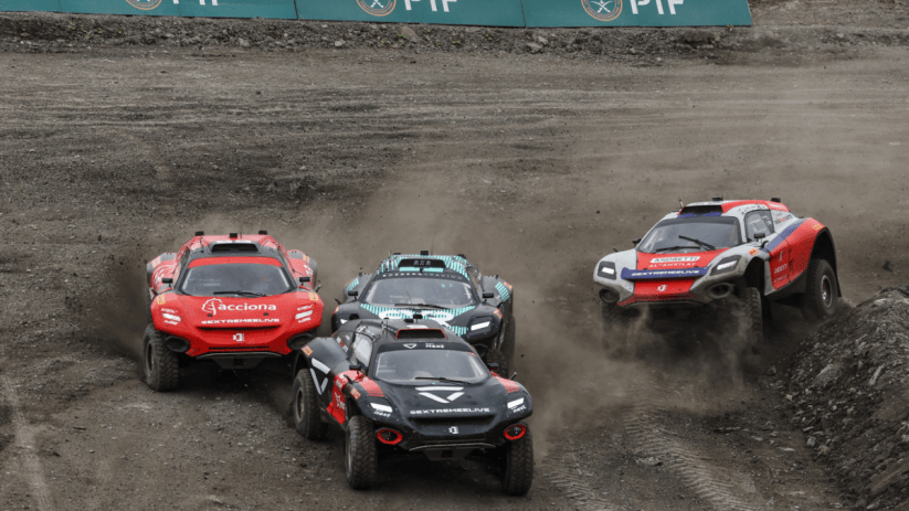 E.ON Next Veloce Racing came out on top in both races at the Scotland Hydro X Prix as Extreme E continued to test its hydrogen car.
