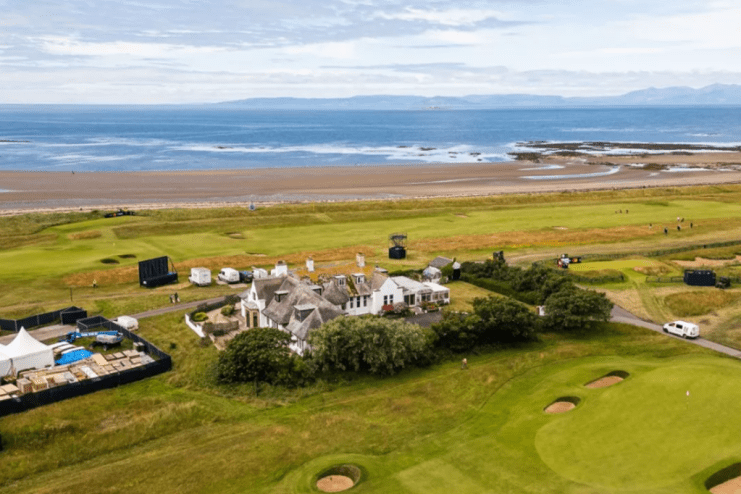 A house in the middle of Royal Troon Golf Club &ndash; home to the 152nd Open Championship &ndash; has gone up for sale with a price tag of &pound;1.5m.