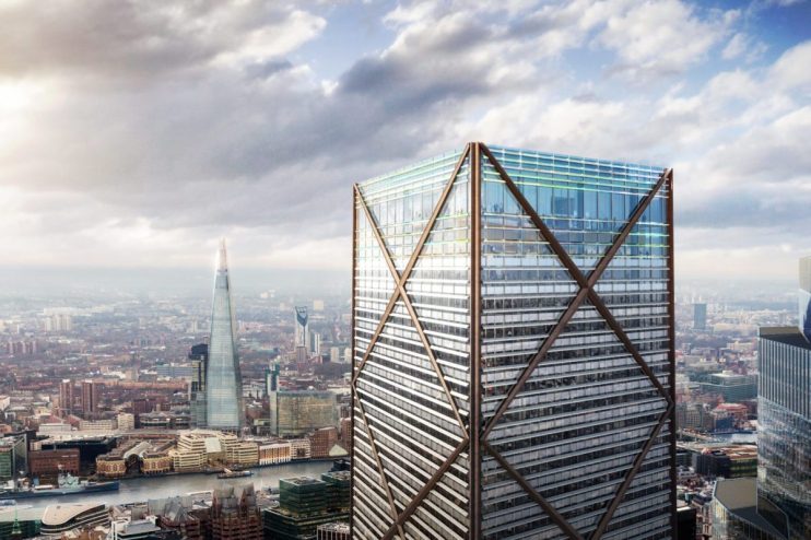 The chairman of Lloyd's of London has objected to plans for the building of a new Shard-scale skyscraper in Canada (Visuals: DBOX)
