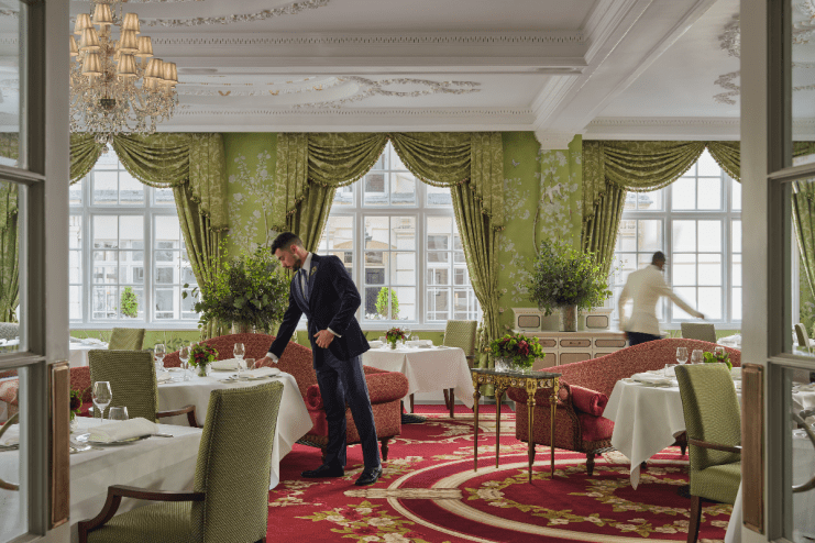 The Goring's dining room has reopened with a redesign and new kitchen table concept