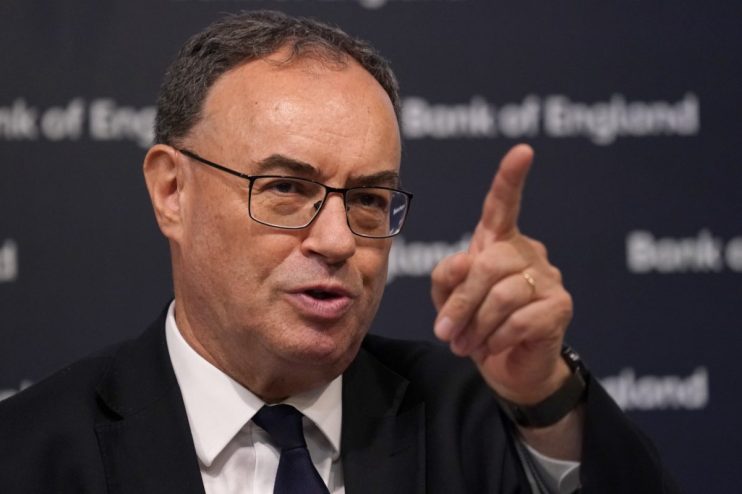Bank of England Governor Andrew Bailey said the future of interest rates was "more uncertain".