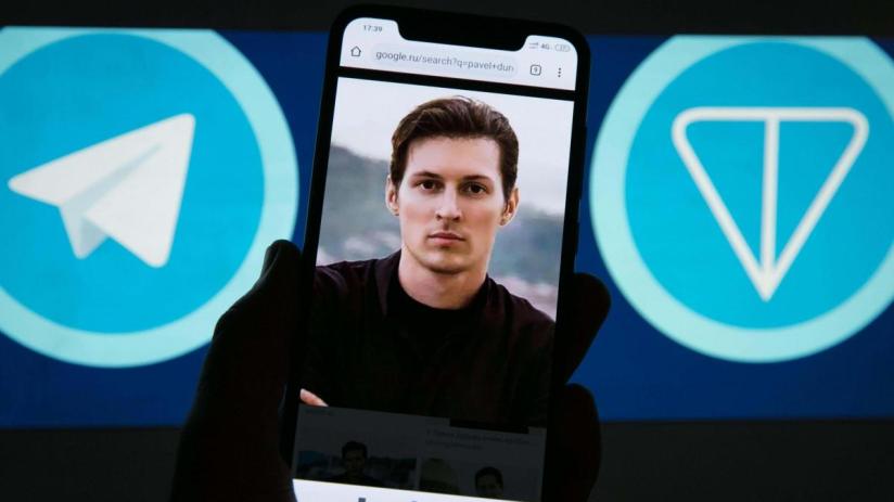 The messaging app&rsquo;s billionaire founder was arrested at Paris-Le Bourget airport on Saturday evening after arriving on his private jet from Azerbaijan. Photo: Aleksey Zotov/Alamy/PA