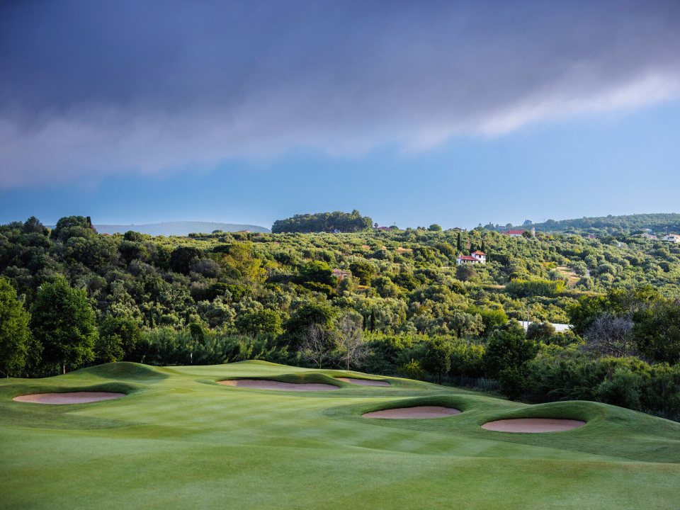 The Dunes Course at Costa Navarino was designed by golf legend Bernhard Langer