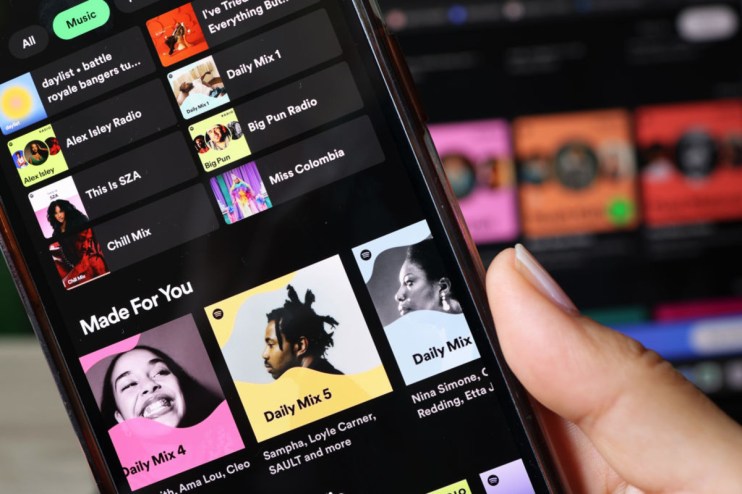 Sales and profit have increased at the UK arm of Spotify. (Photo Illustration by Michael M. Santiago/Getty Images)