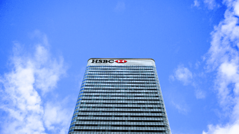 HSBC's Canary Wharf office.