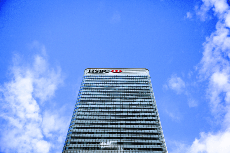 HSBC's Canary Wharf office.