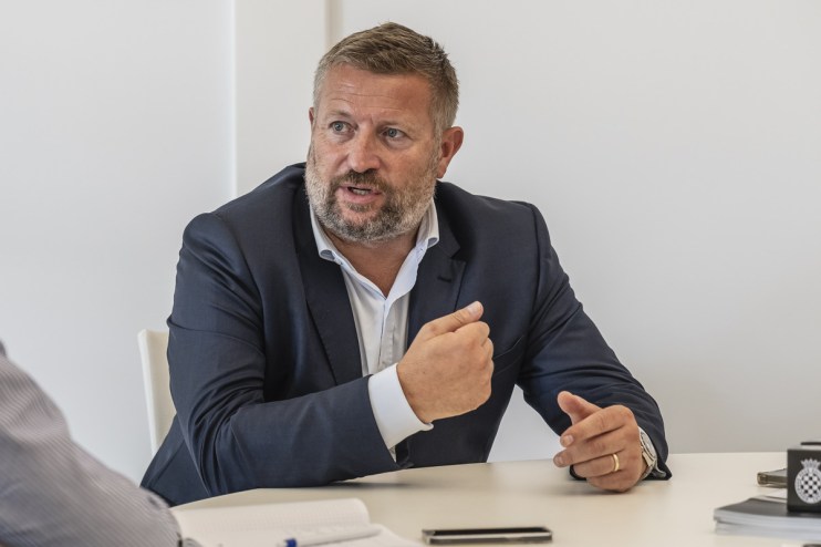 Executive director of Norton Motorcycles, Richard Arnold