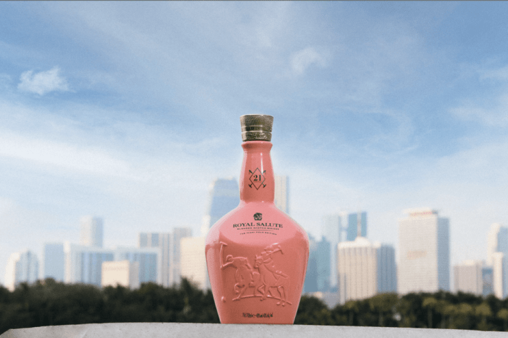 The Royal Salute Miami Polo Edition is made by Chivas Brothers. Credit - Chivas Brothers