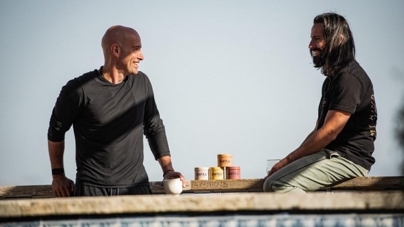 Andrew and Simon Salter's personal journey to combat stress has exploded into Dirtea