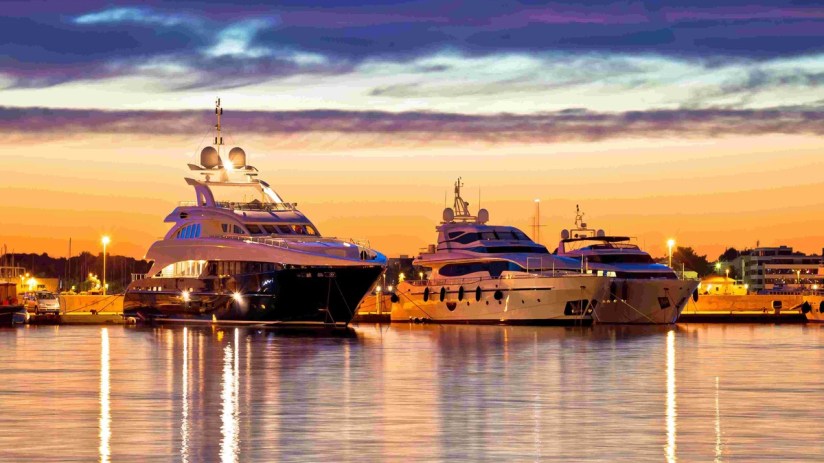 Image of yachts in a marina - the boats have traditionally been the preserve of the super rich