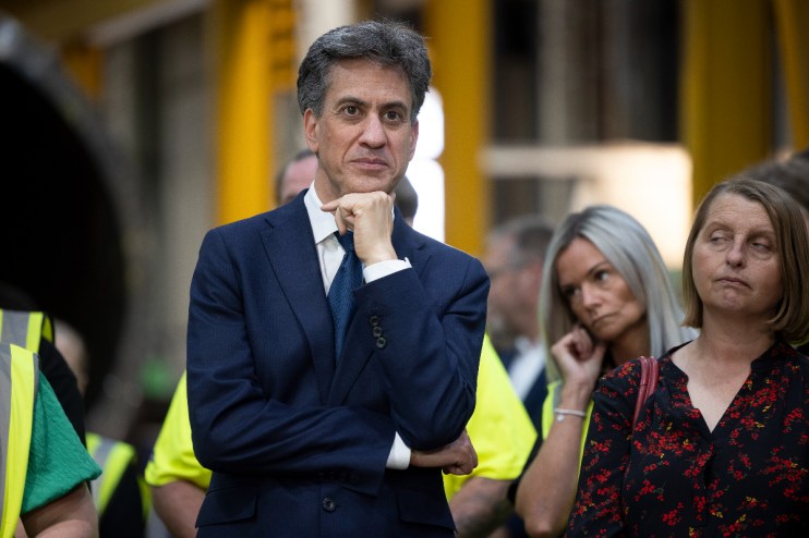 Britain&rsquo;s transition to renewable energy is the &ldquo;economic justice, energy security and national security fight of our time&rdquo;, Ed Miliband has said, as he pledged to &ldquo;take on the blockers&rdquo;. Photo: PA
