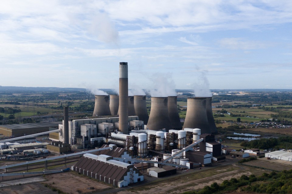 Ratcliffe-on-Soar Power Station which is to shut at the end of September, drawing to a close Britain's 142-year reliance on the fossil fuel to produce electricity. The power station has been generating electricity since 1968 via its four coal-fired boilers, eight vast cooling towers and 199-metre tall chimney, which occupies a prominent spot in the East Midlands skyline. Photo credit should read: Jacob King/PA Wire